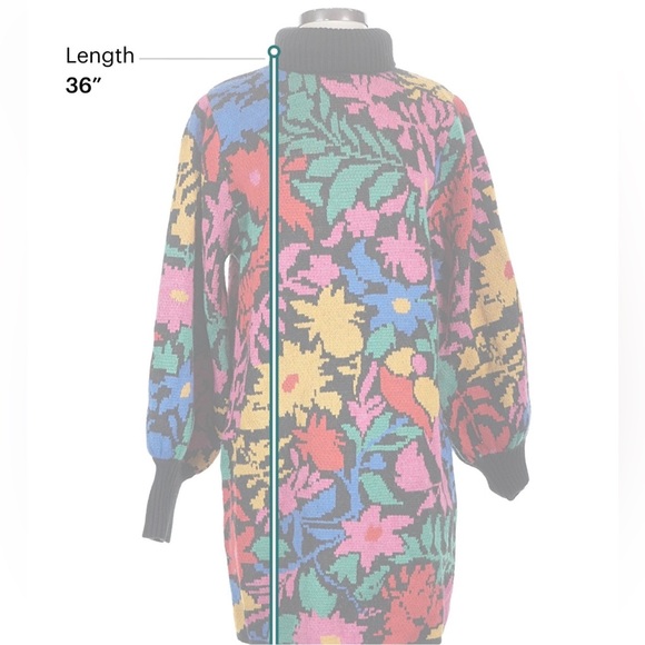 Farm Rio Sweater Dress - Picture 4 of 5